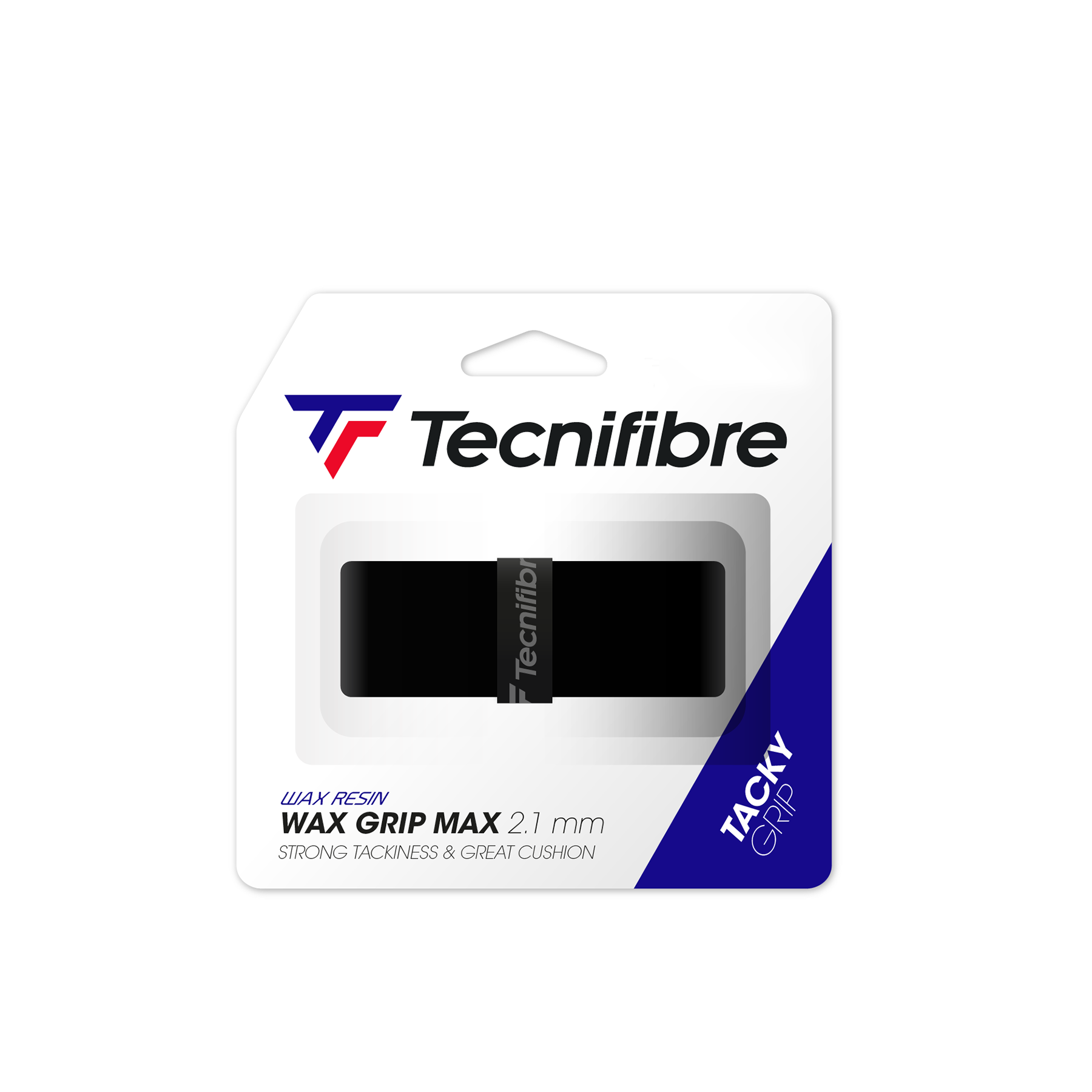 Tecnifibre Replacement Grip Wax Grip Max - Wax Resin 2.1Mm - Black