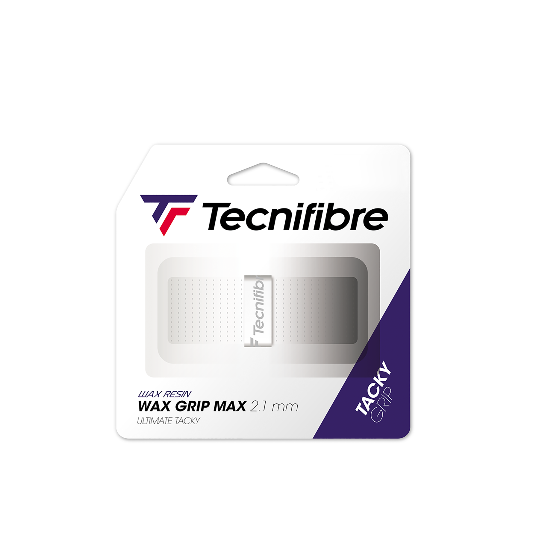 Tecnifibre Replacement Grip Wax Grip Max - Wax Resin 2.1Mm - White