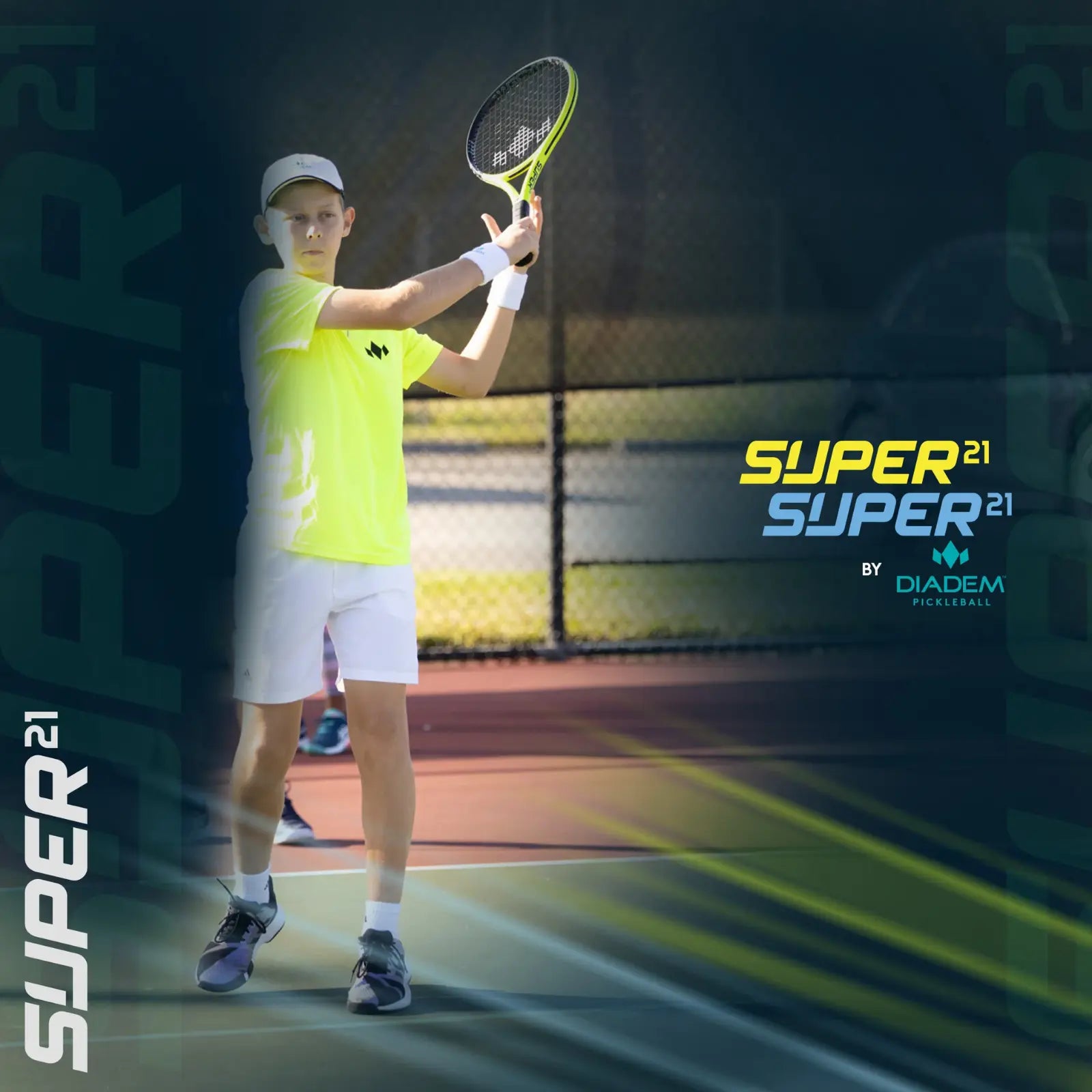 Diadem Junior Tennis Racquet Super 21 Blue