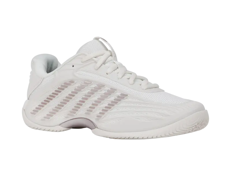 KSwiss Women's Tennis Shoes Hypercourt Express 3 - All Court - Blanc de Blanc/Rose Gold