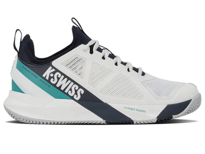 KSwiss Men's Tennis Shoes K-Frame Rublo - Clay Court - Blanc /Carbon/Baltic
