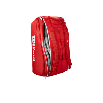 Wilson Tennis Bag Super Tour Red 15 Racquets