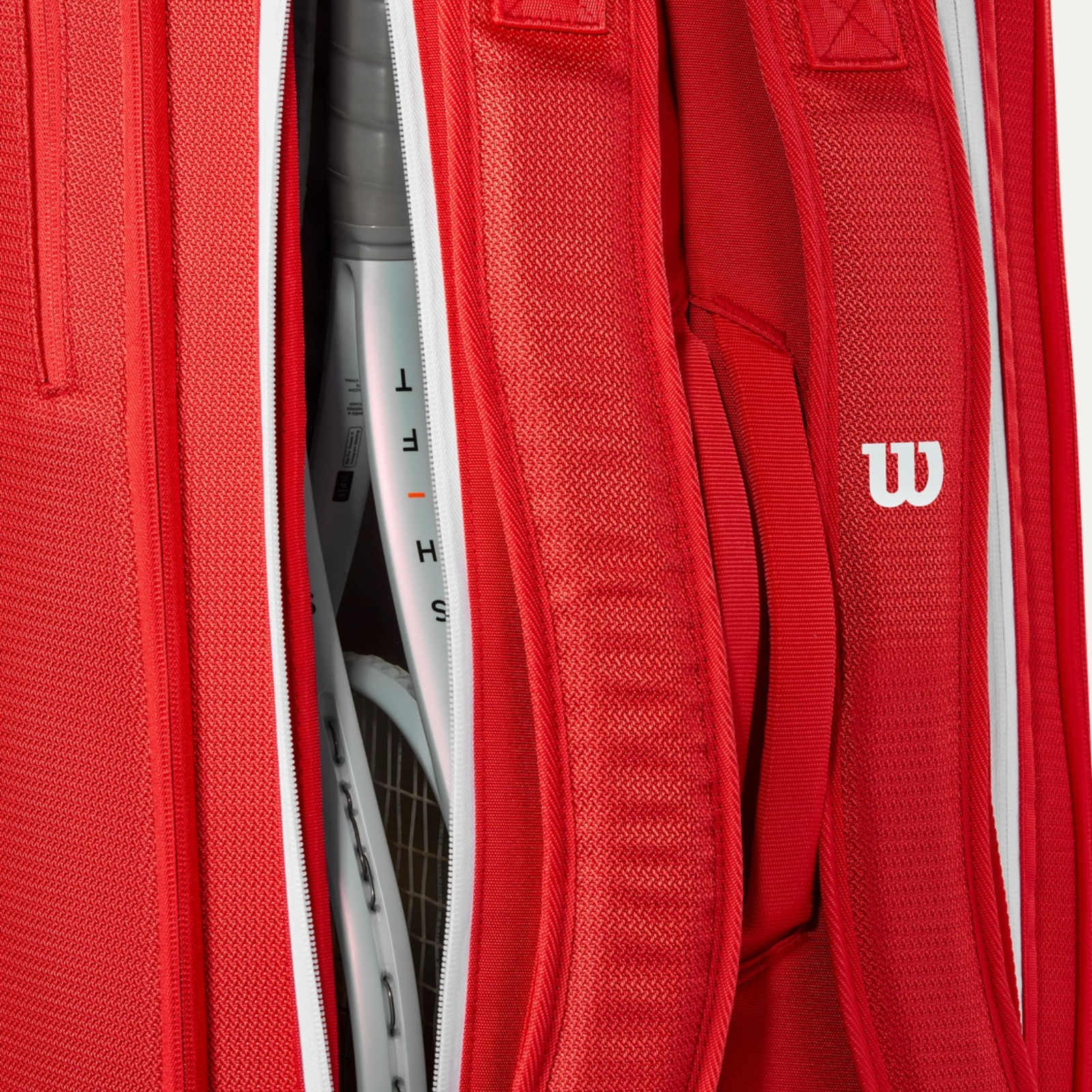 Wilson Tennis Bag Super Tour Red 9 Racquets