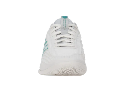 KSwiss Women's Tennis Shoes Hypercourt Express 3 - All Court Wide - Blanc / Gray/Baltic