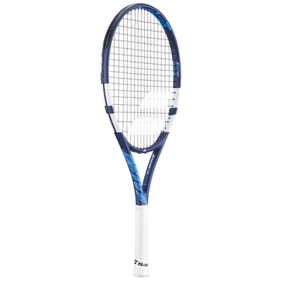 Babolat Junior Tennis Racquet Drive Jr 25, blue and white with a white grip.