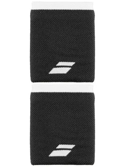 Babolat Logo Jumbo Wristband - Black - 2 Pack