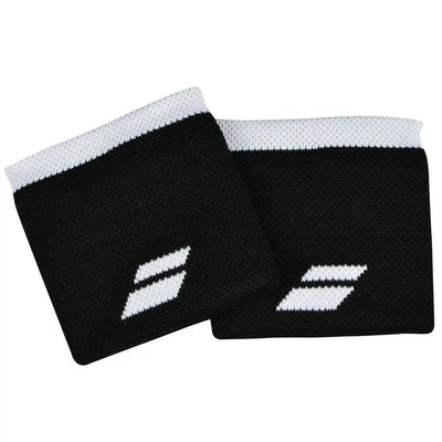 Babolat Logo Jumbo Wristband - Black - 2 Pack