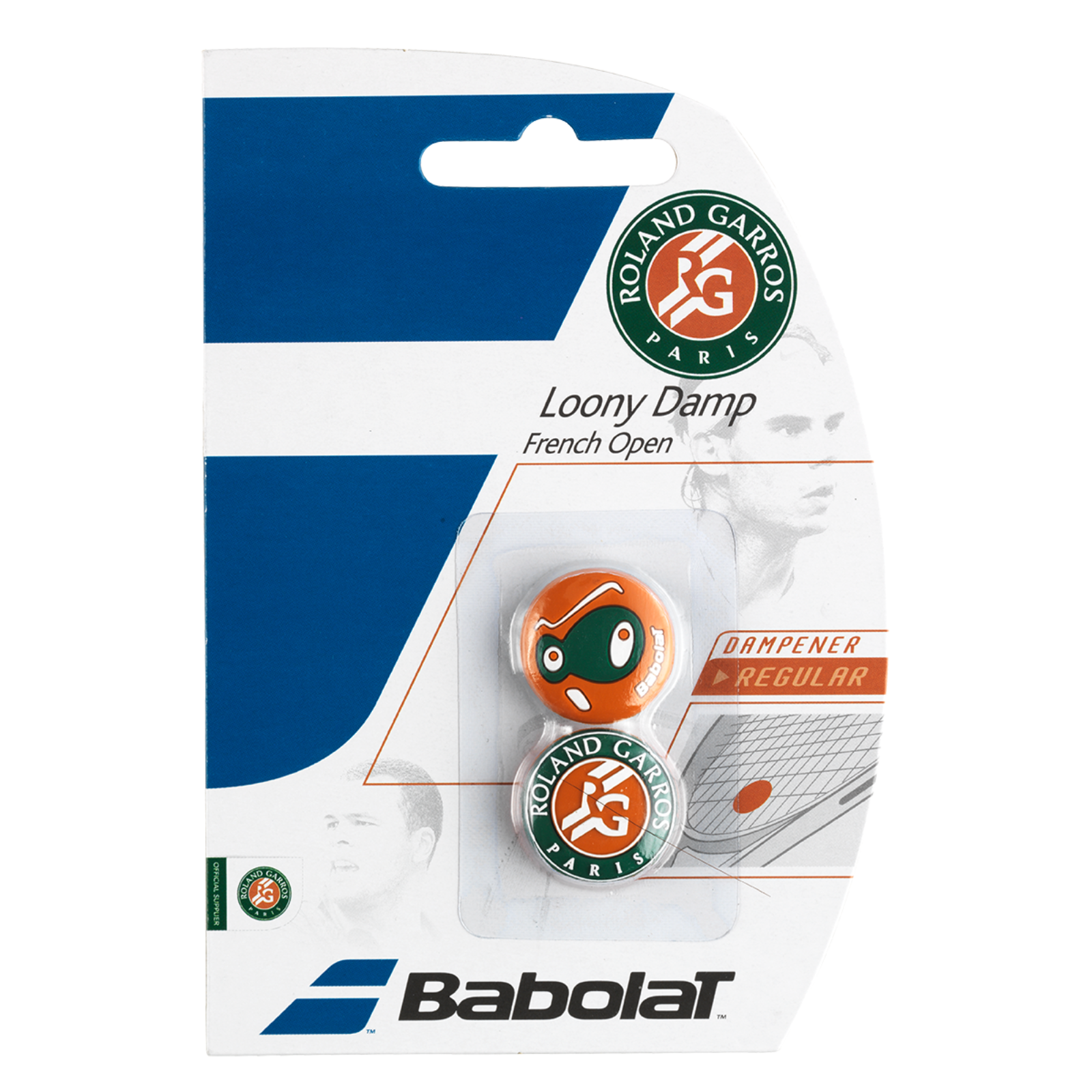 Babolat Tennis Dampener Loony Damp Roland Garros 2 Pack