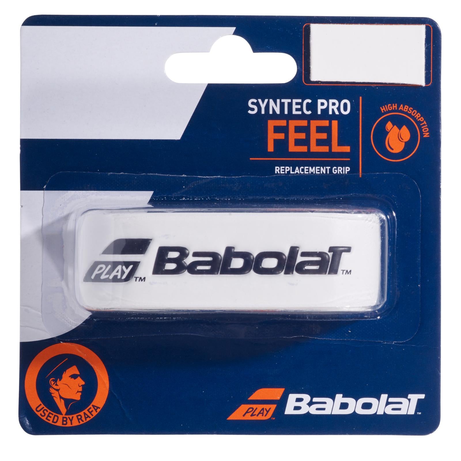 Babolat Tennis Replacement Grip Syntec PRO - White