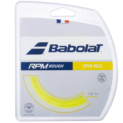 Babolat Tennis String RPM Rough 12M - 1.25 (17) - Yellow