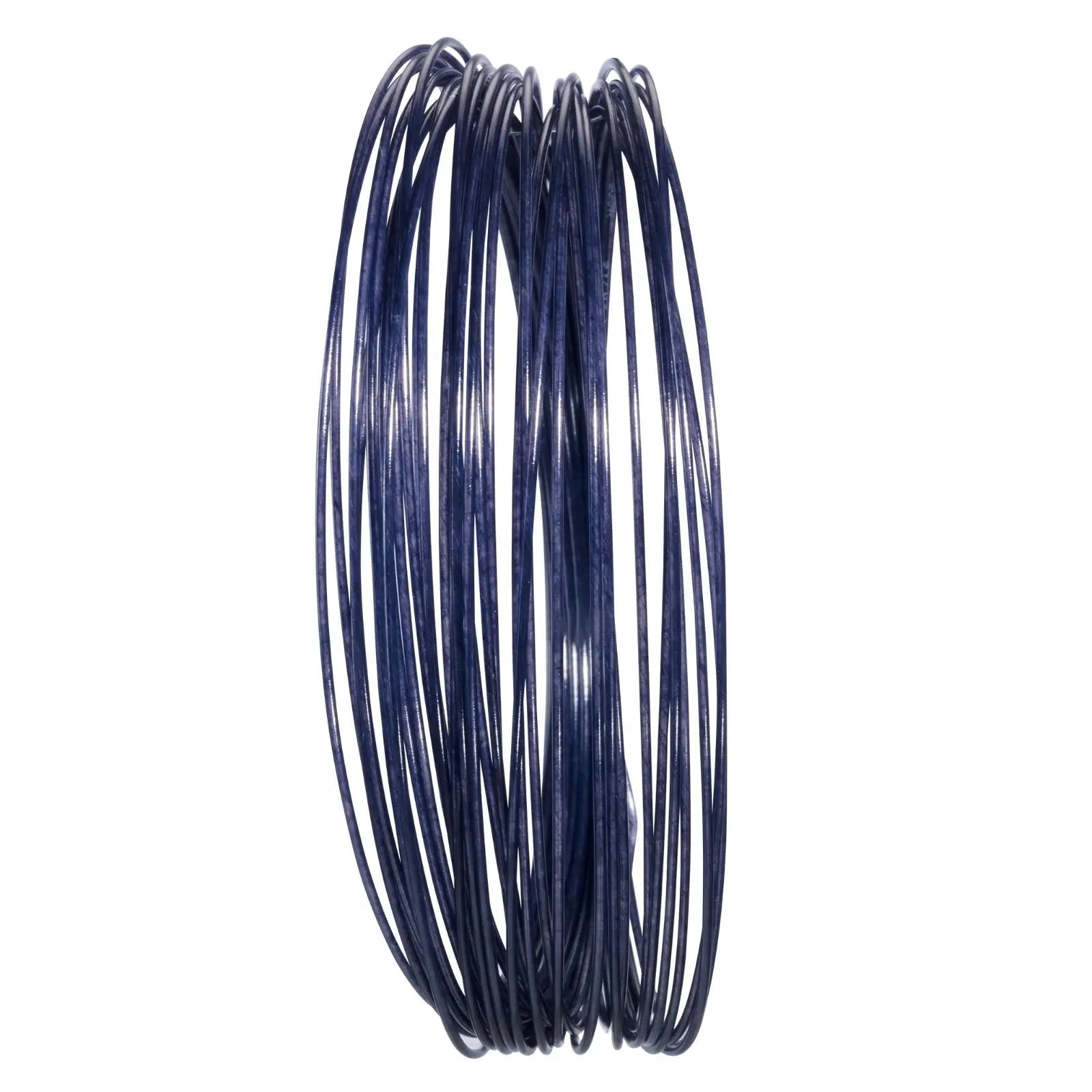 Coiled black Babolat Touch VS 1.30 natural gut tennis string for premium comfort and power.
