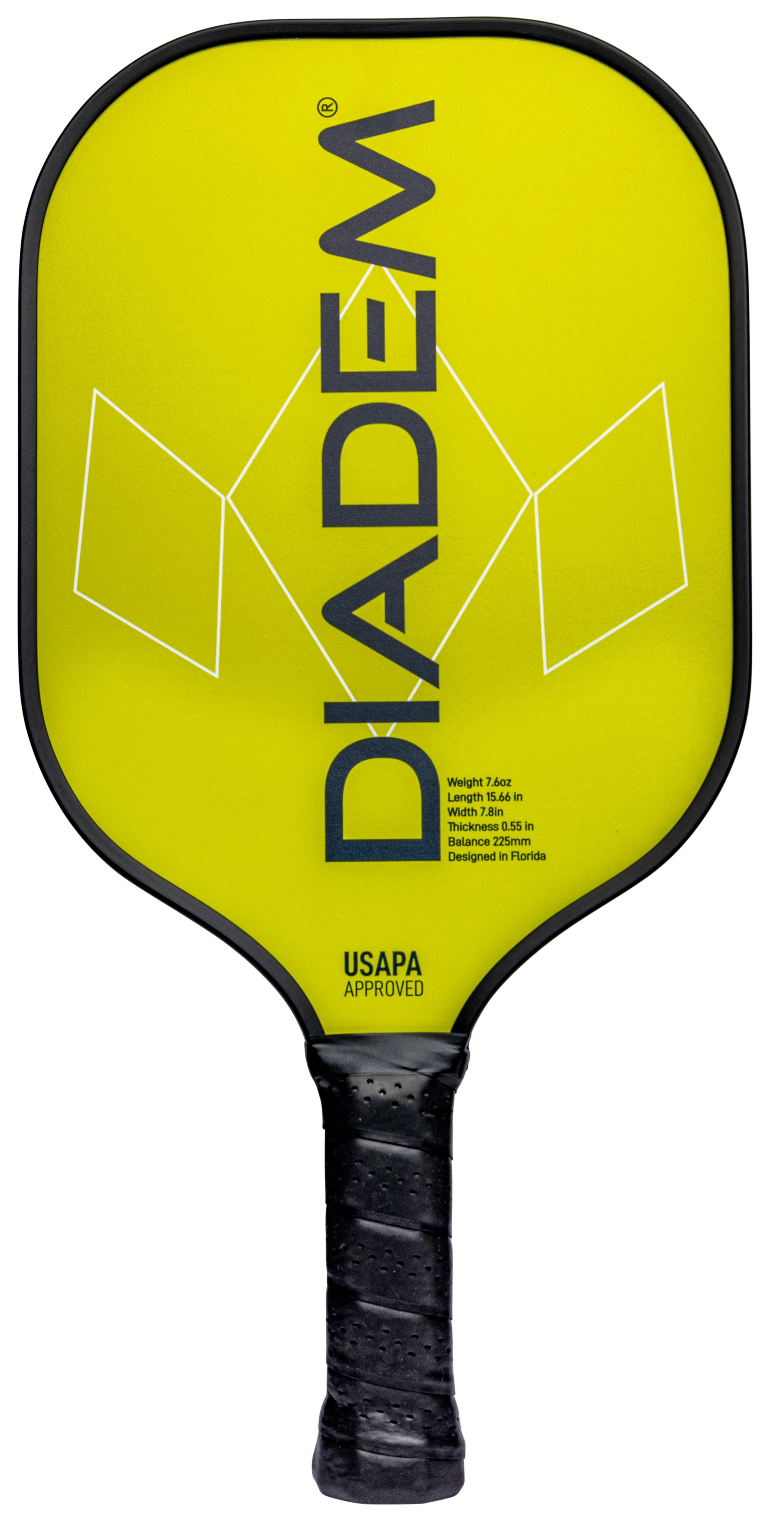 Diadem Pickleball Paddle Hero - Yellow V2