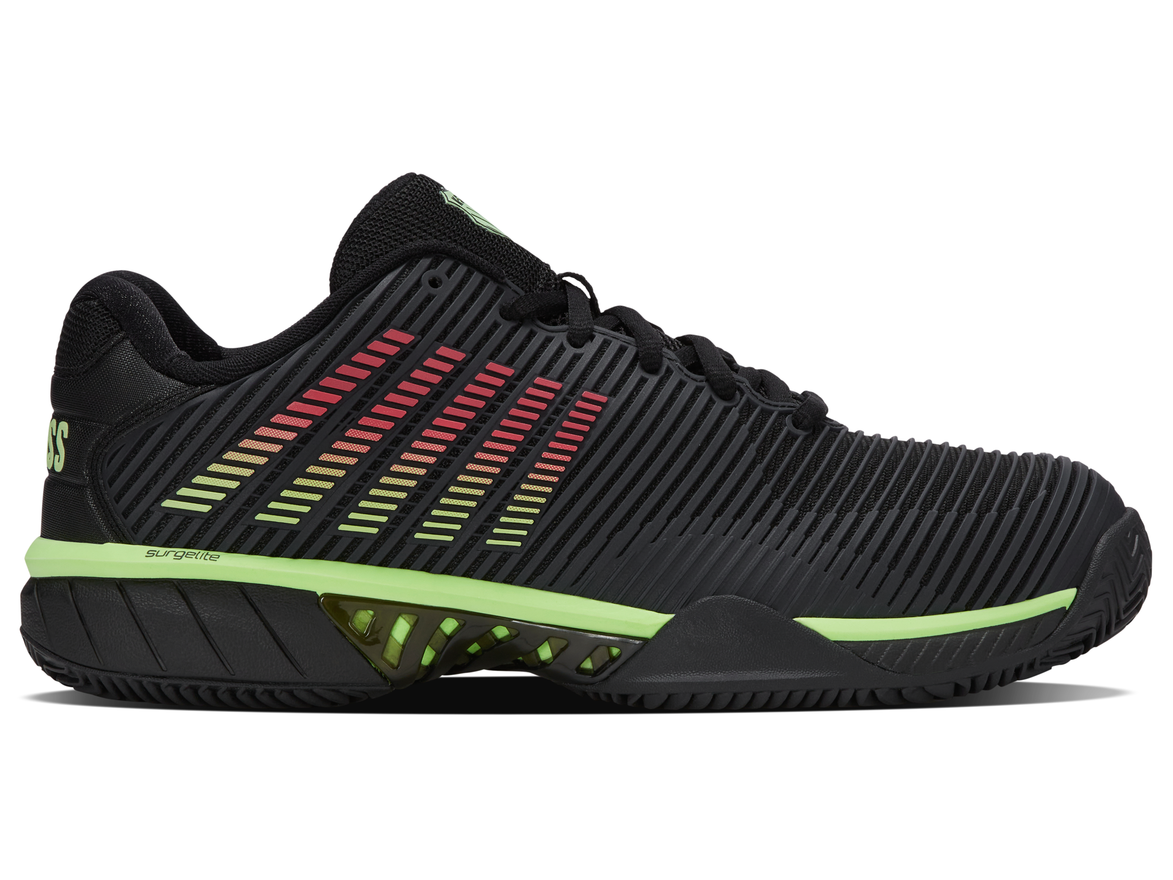 KSWISS Shoes Men's Hypercourt Express 2 Clay Court BLK/GRN/NN
