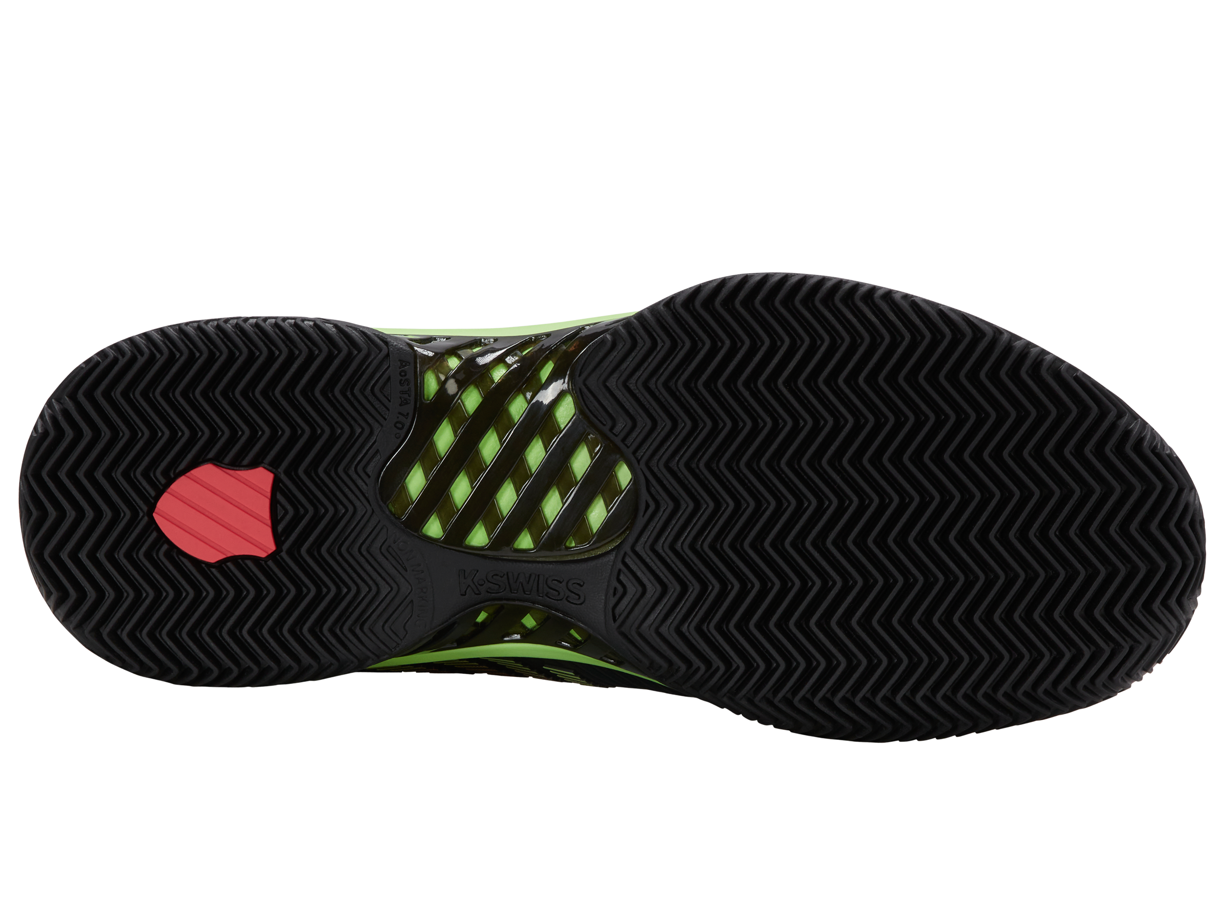 KSWISS Shoes Men's Hypercourt Express 2 Clay Court BLK/GRN/NN