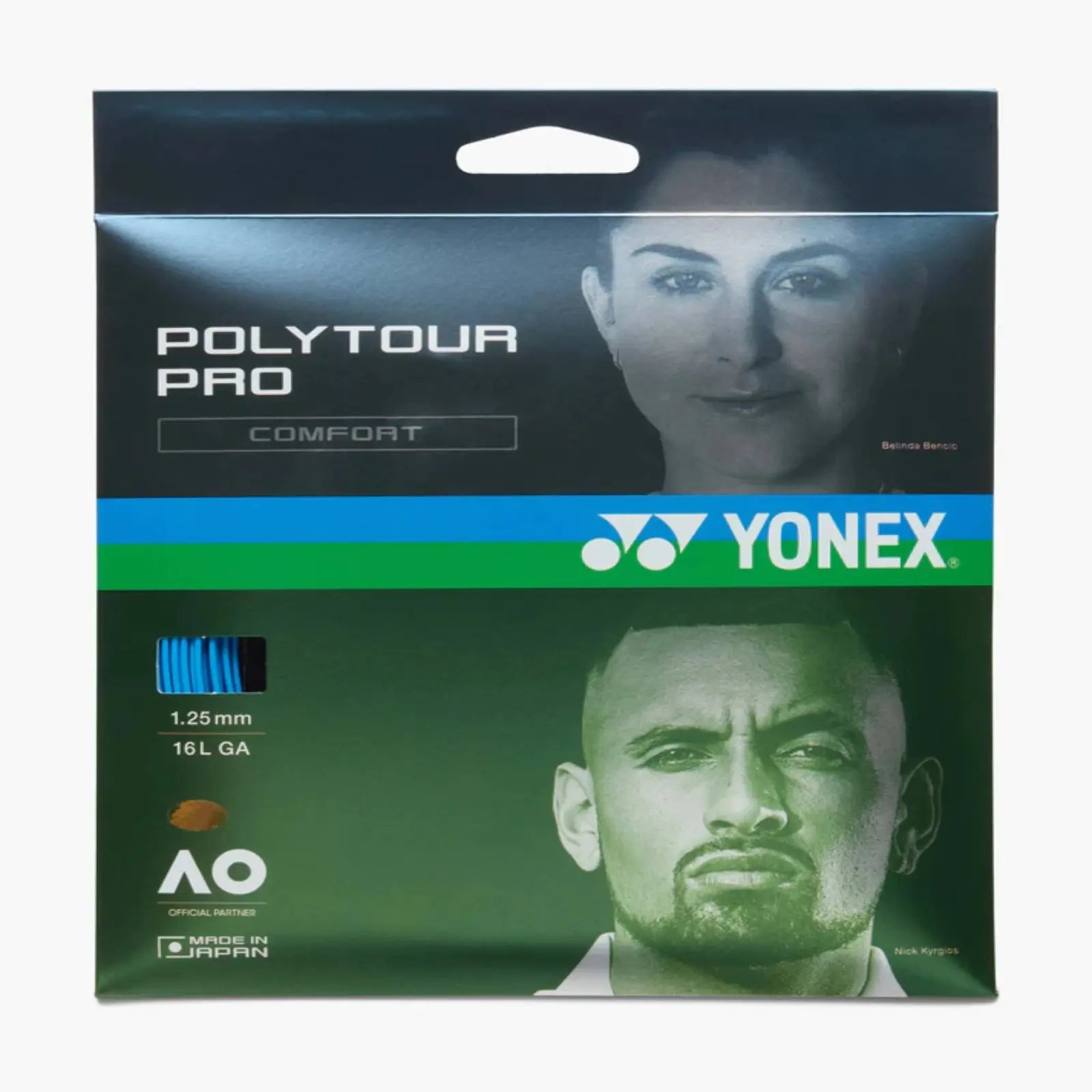 Yonex Tour Pro 125 Tennis String Set-Blue