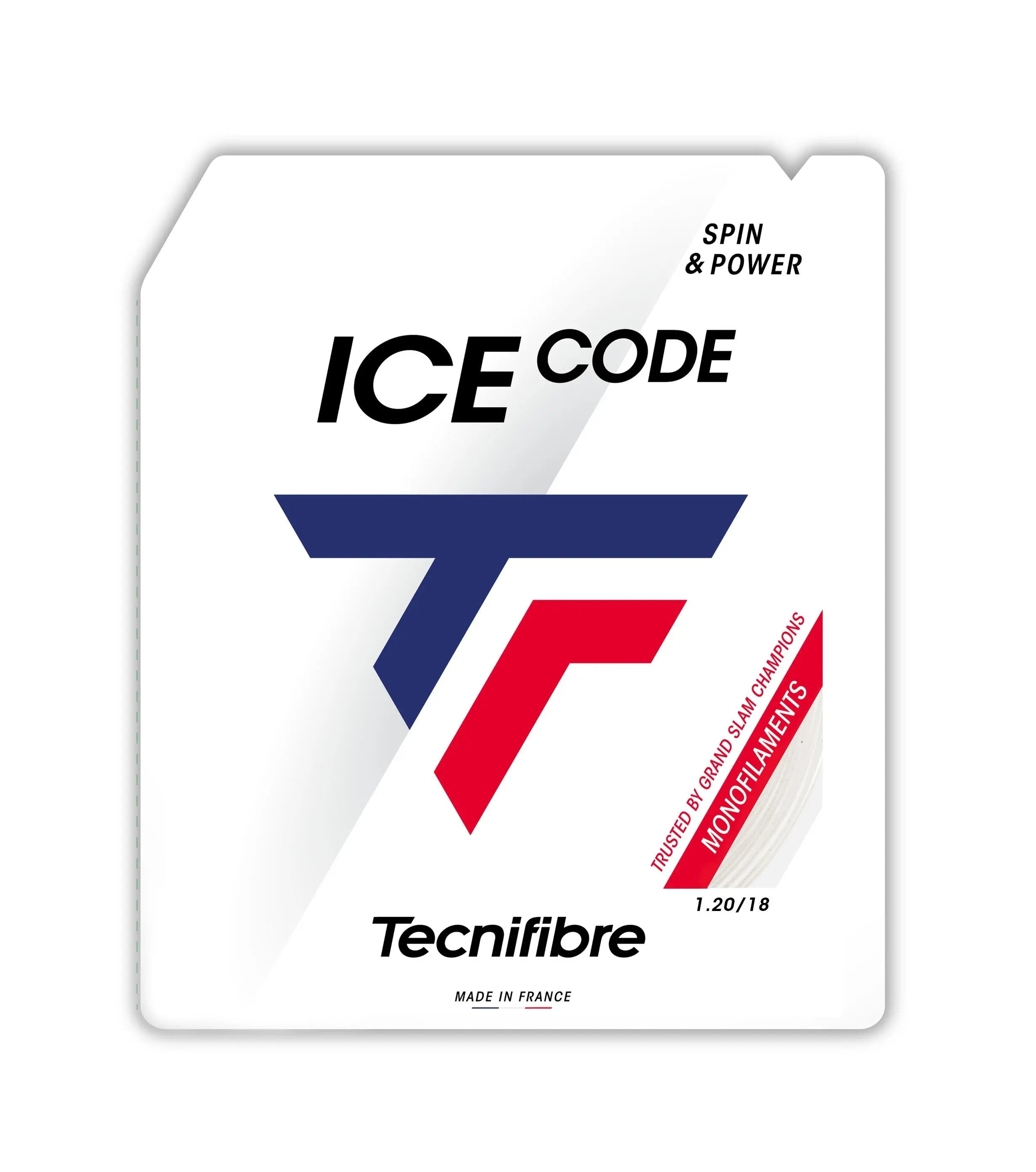 Tecnifibre Tennis String Ice Code 200M - White - 1.20 - Polyester