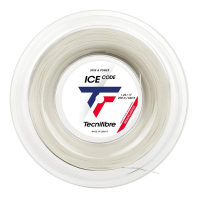 Tecnifibre Tennis String Ice Code 200M - White - 1.25 - Polyester