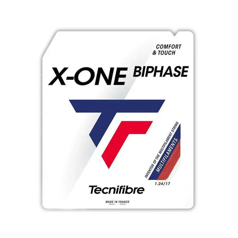 Tecnifibre Tennis String X-One Biphase - Red - 1.24 - Multifilament