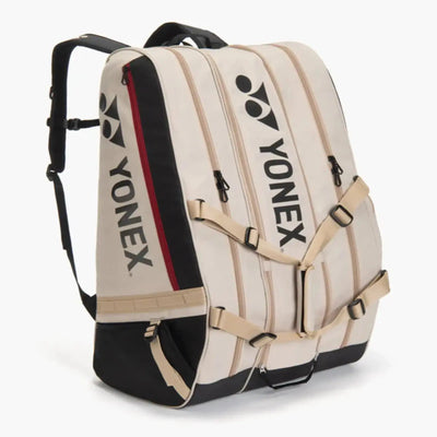 Yonex Gearlogic Tennis Racquet Bag 12 Racquets-Beige