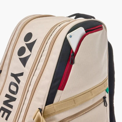 Yonex Gearlogic Tennis Racquet Bag 9 Racquets-Beige