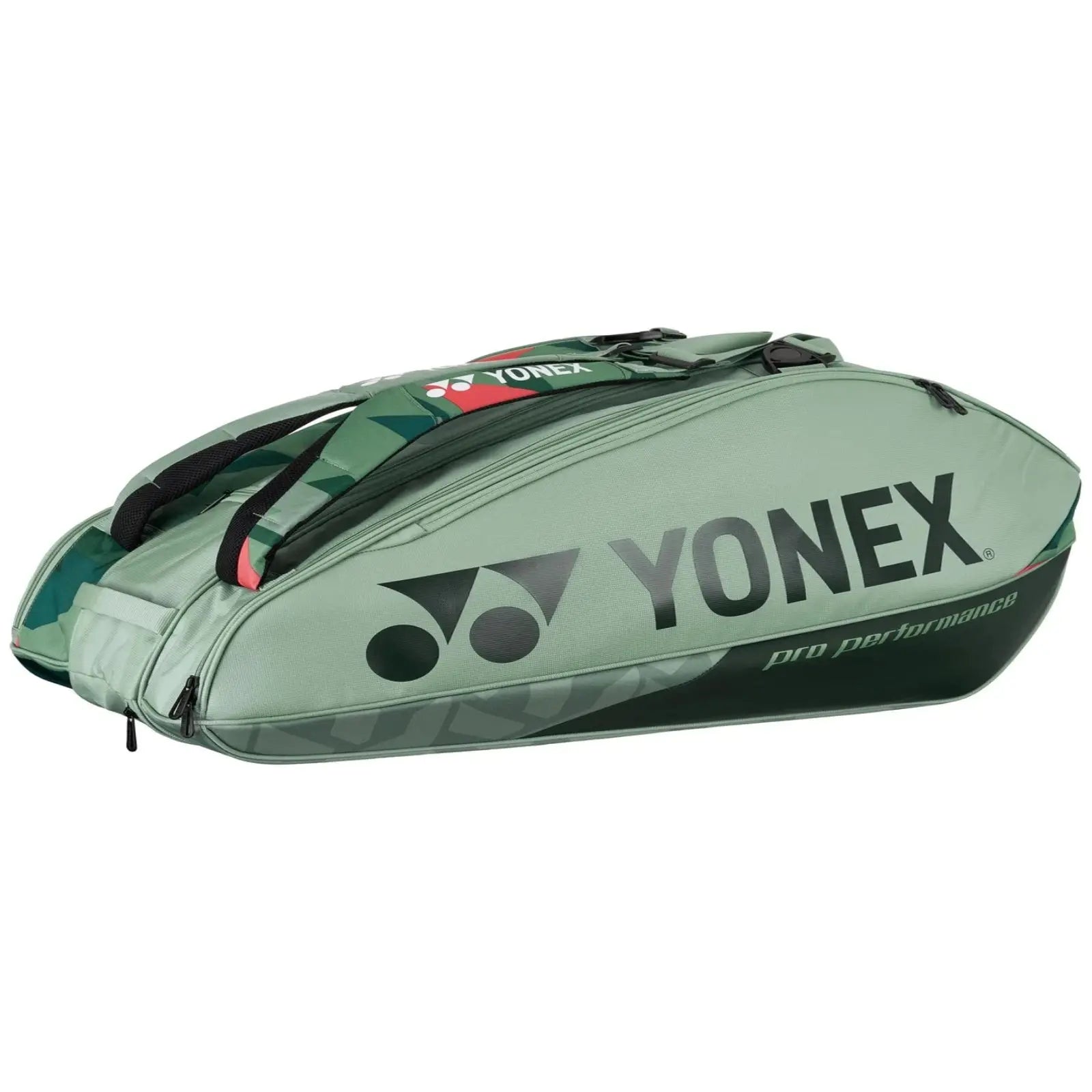 Yonex Pro Tennis Racquet Bag 9 Racquets-Olive Green