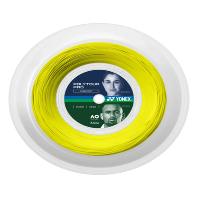 Yonex Tour Pro 115 Tennis String 200m Coil-Flash Yellow