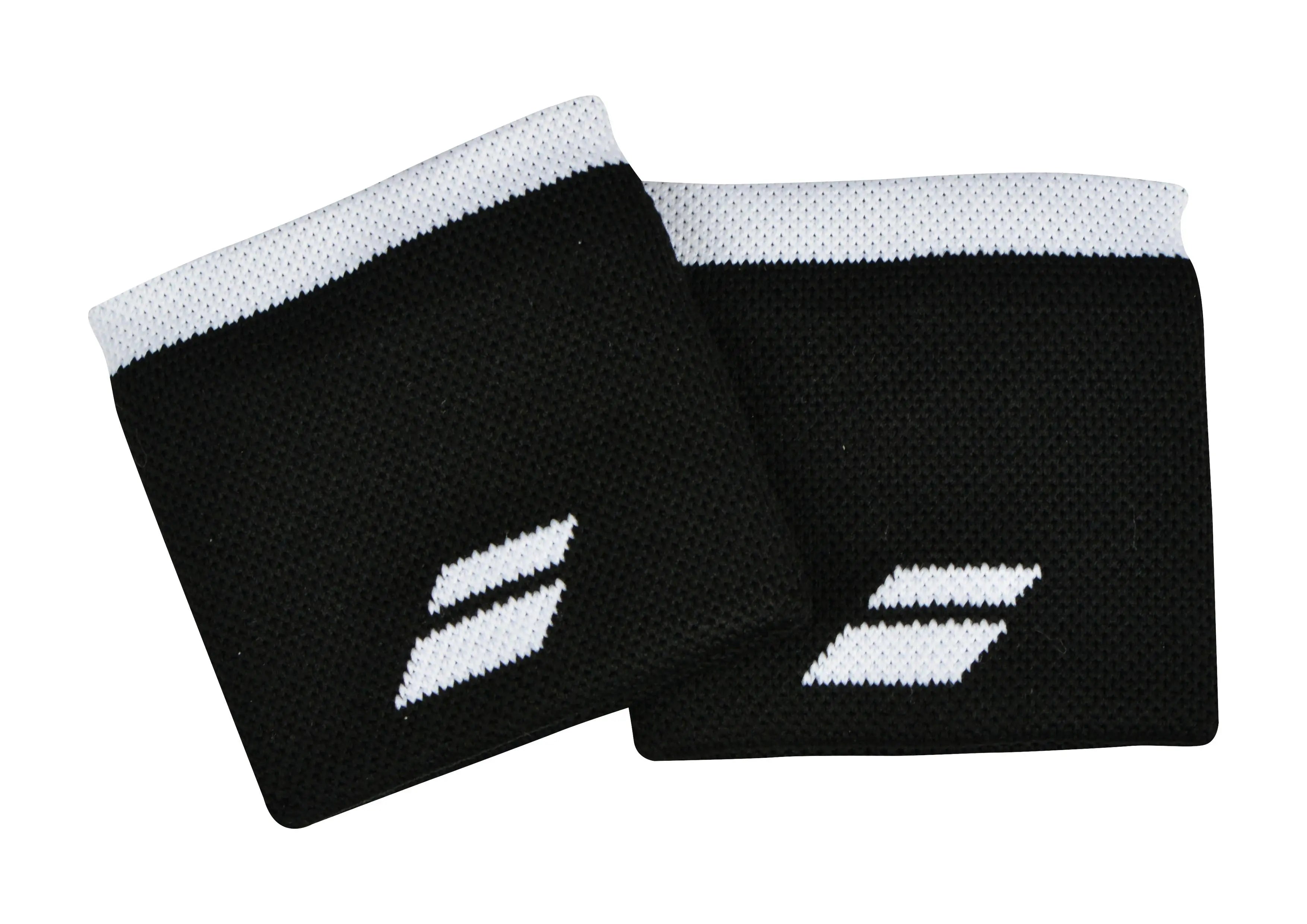 Babolat Logo Wristband - Black/White - 2 Pack