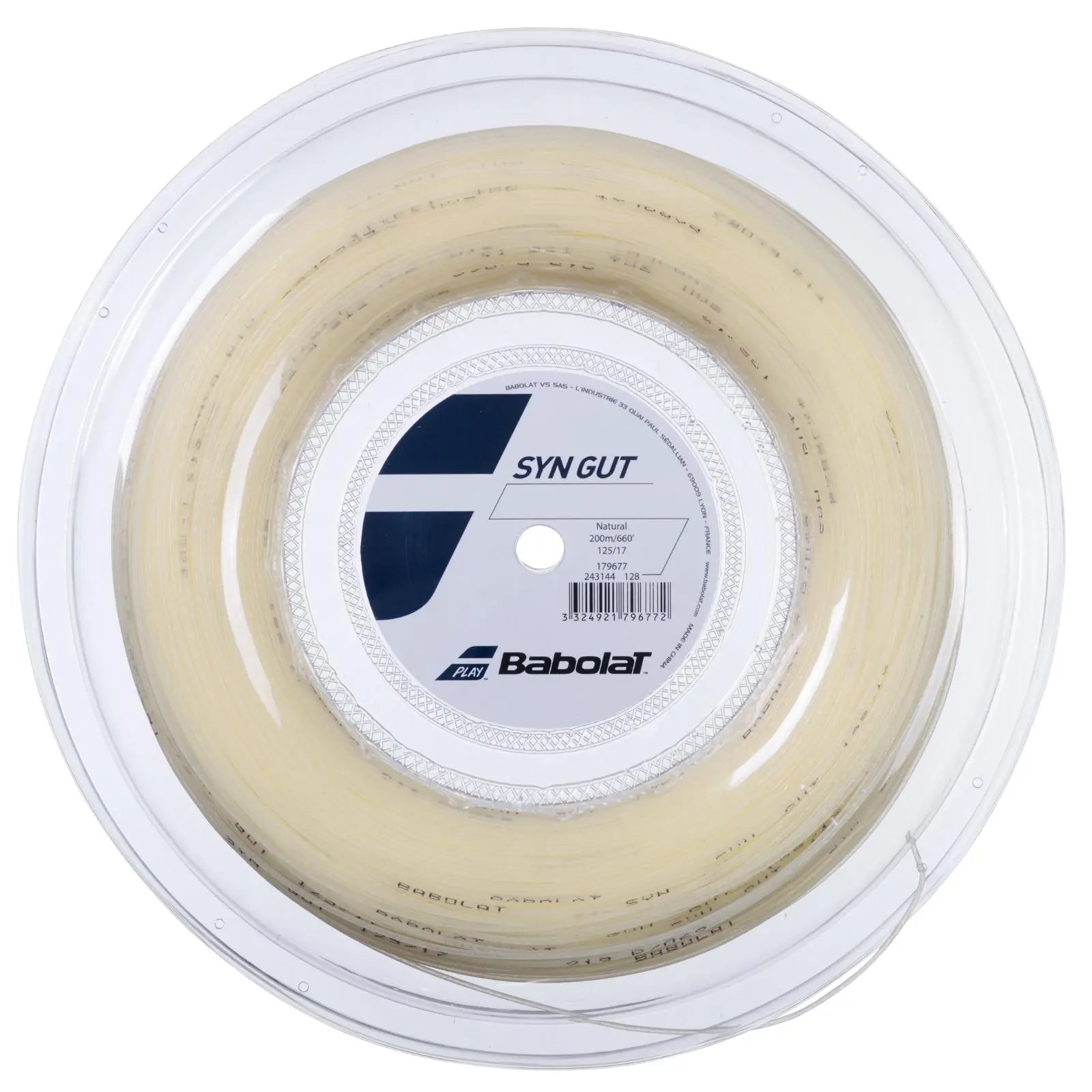 Babolat Tennis String Synthetic Gut 200M - 1.30 (16) - Natural