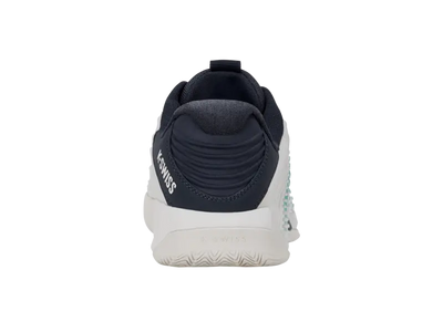 KSwiss Men's Tennis Shoes Hypercourt Express 3 - All Court Wide - Blanc /Carbon/Baltic
