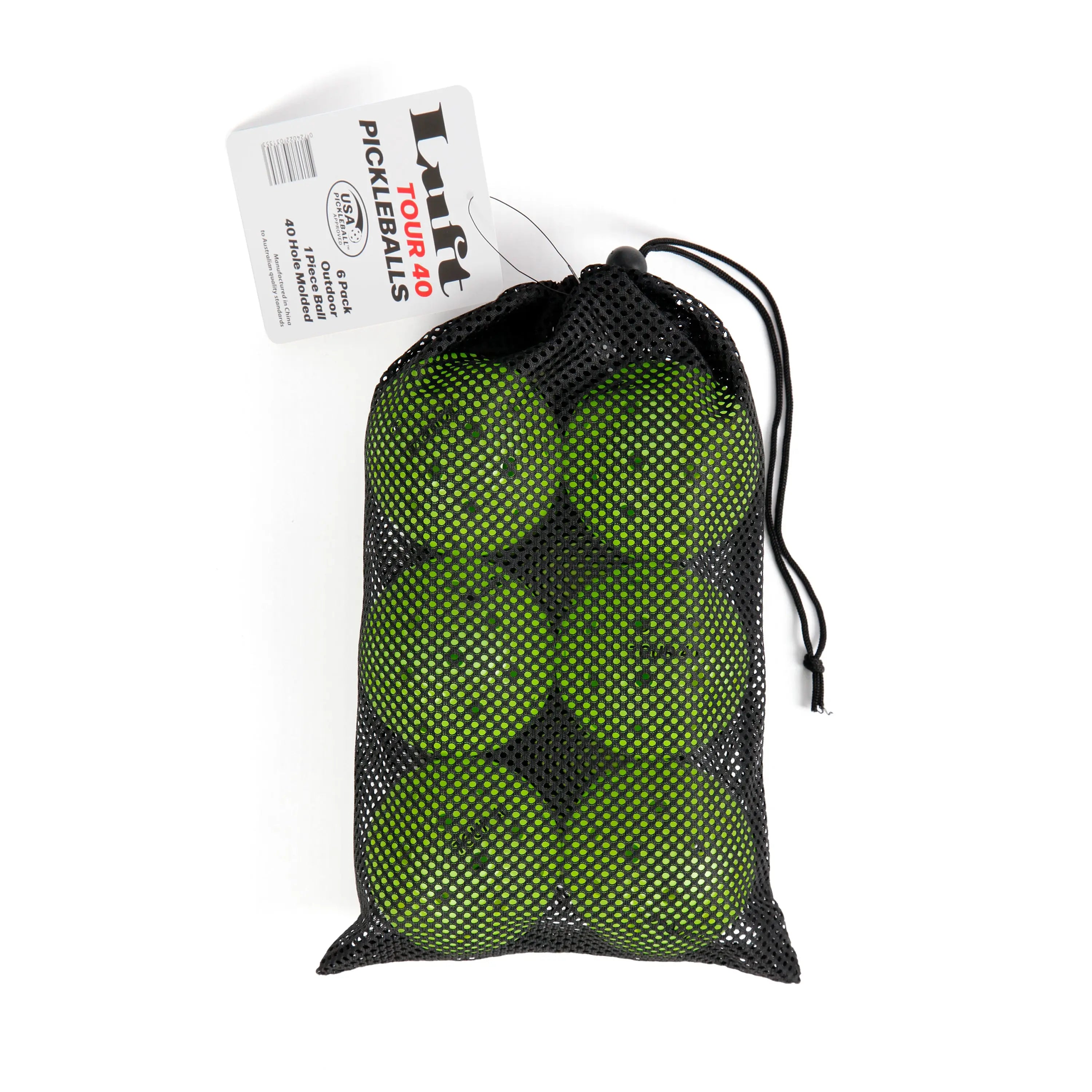 Luft Pickleball Ball Tour 40 - 6 Balls