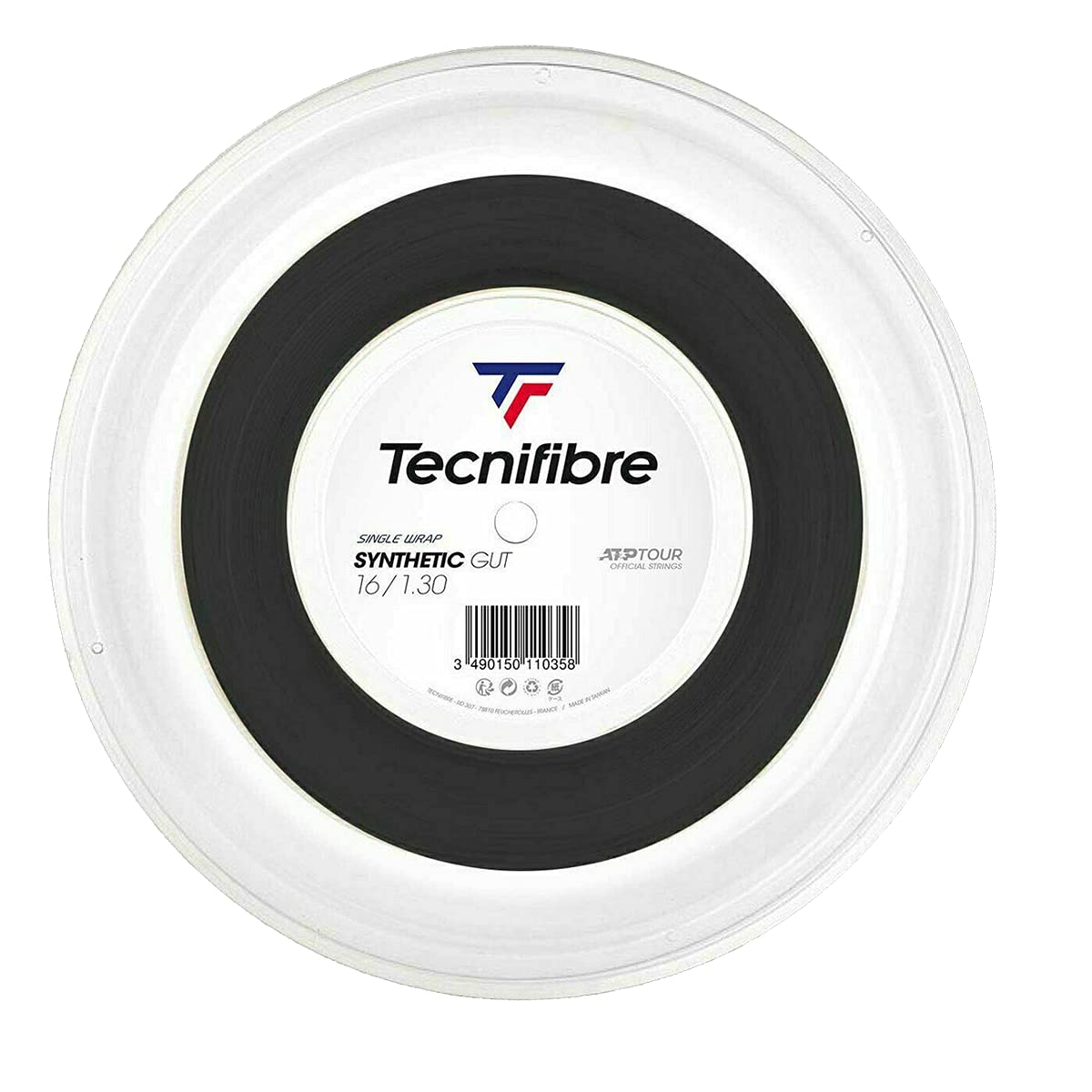 Tecnifibre Tennis String Synthetic Gut 200M - Black - 1.30