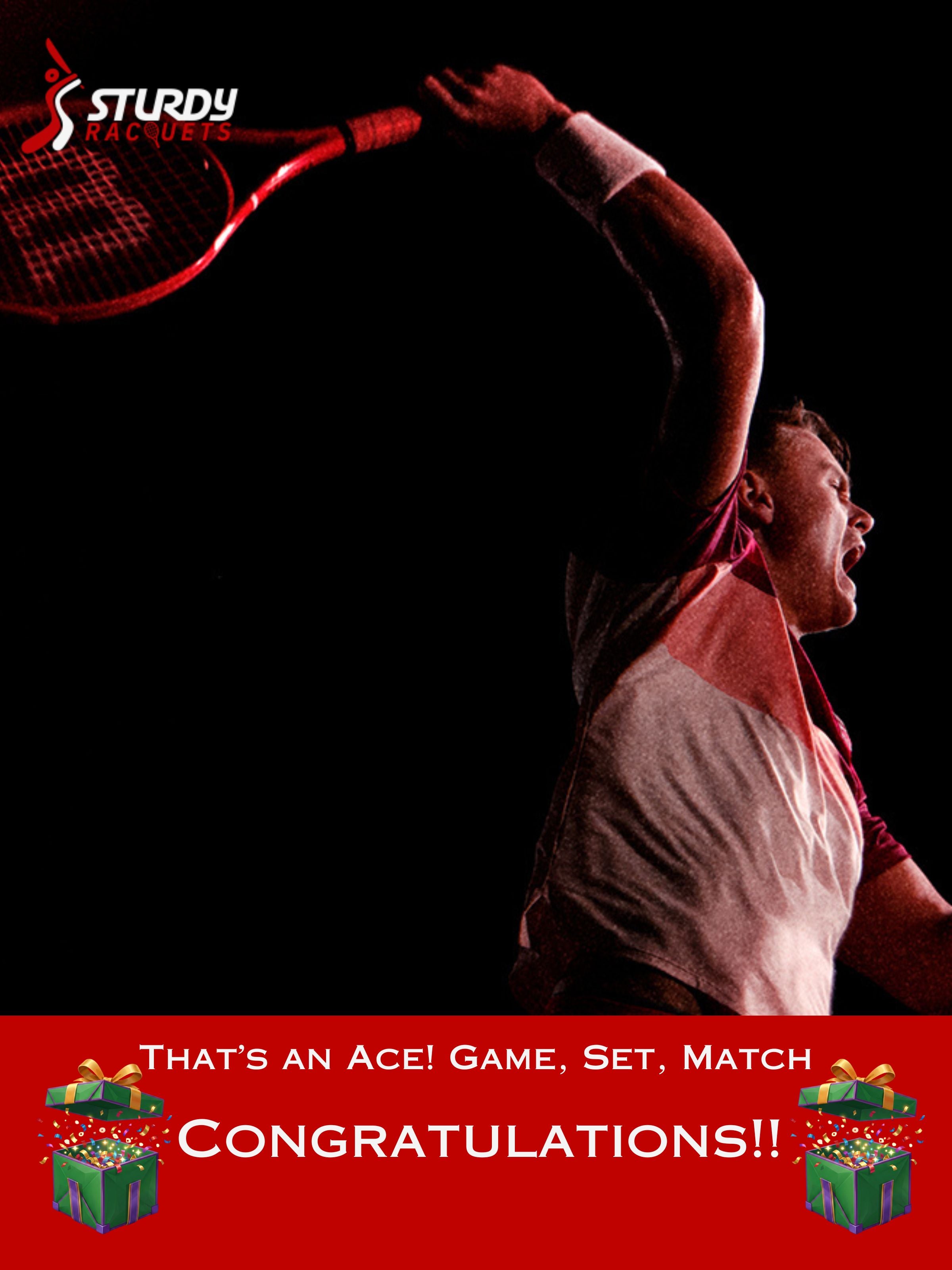 That is an ace. Game, set, match. Congratulations, you have won